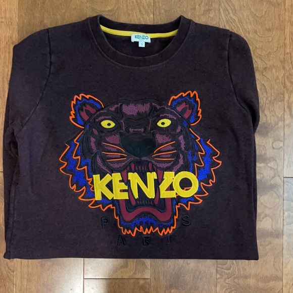 Hold for Lil Wenz -Kenzo Tiger Embroidered Cotton Sweatshirt Dress - Picture 5 of 5